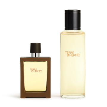 Hermes Terre d'Hermes 30 ml Eau de Toilette (navulbaar) en zijn Navulling van 125 ml