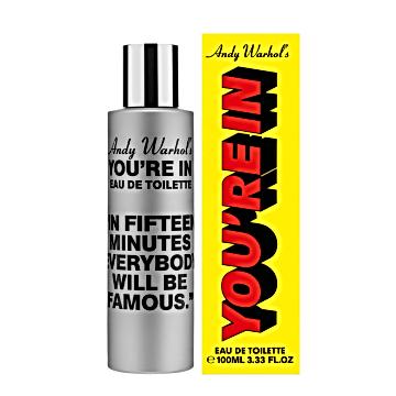 Comme des Garçons Andy Wharhol: "In Fifteen Minutes Everybody Will Be Famous" 100 ml Eau de Toilette Spray