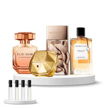 Discovery Box (Elie Saab Le Parfum Absolu, Rabanne Lady Million, Michael Kors pour Femme Absolu, Van Cleef & Arpels Musc de Soie))