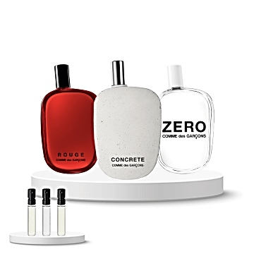 Discovery Set All-Gender (Comme des Garçons Zero, Comme des Garçons Concrete, Comme des Garçons Rouge)