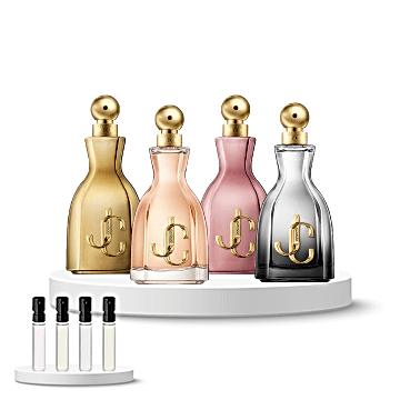 Discovery Set women (Jimmy Choo le parfum, Jimmy Choo with love, Jimmy choo edp & jimmy choo forever)