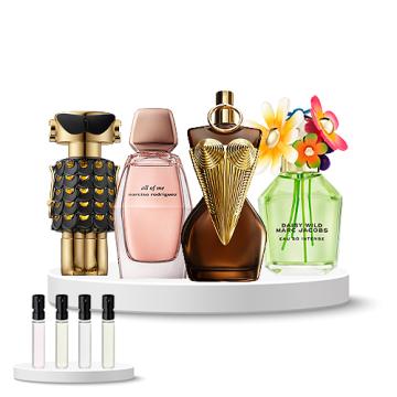 Discovery Box (Rabanne Fame Parfum, Jean Paul Gaultier Divine Elixir, Marc Jacobs Daisy Wild, Narciso Rodriguez All of Me)