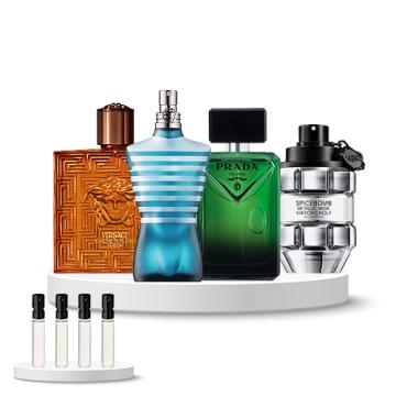 Discovery Box (Versace pour homme Eros Najim, Prada Paradigme, Viktor & Rolf Spicebomb Metallic Musk, Jean Paul Gaultier Le Male)