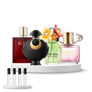 Discovery Box (Rabanne Olympéa Absolu, Marc Jacobs Daisy Wild, Hugo Boss Alive Absolu, Versace Bright Crystal Parfum)