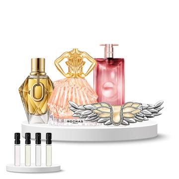 Discovery Box WOMEN (Rochas Audace, Rabanne Gold for Her, Lancôme Idôle Power, Zadig & Voltaire Zadig)