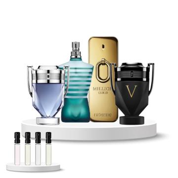 Discovery Box (Jean Paul Gaultier Le Male, Rabanne Invictus, Rabanne Invictus Victory Absolu, Rabanne Million Gold)