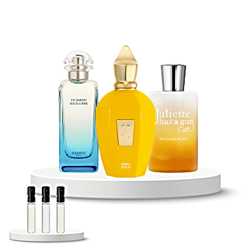 Discovery Set women (Juliette Has a Gun Banana Rush, Xerjoff Erba Gold, Hermès Un Jardin sous La Mer)
