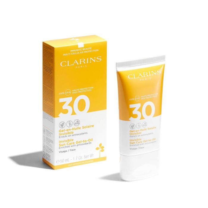 Clarins Sun Invisible Facial Sun Care Gel-to-Oil SPF 30