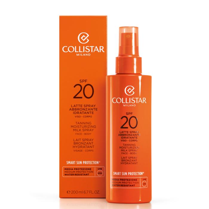 Collistar Zon Tanning Moisturizing Milk Spray Face-Body SPF 20