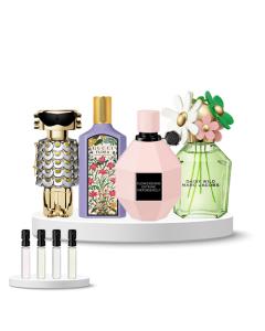 Discovery Box (Rabanne Fame, Gucci Flora Gorgeous Magnolia, Marc Jacobs Daisy Wild, Viktor & Rolf Flowerbomb Extreme)