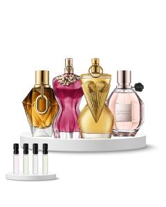 Discovery Box (Viktor & Rolf Flowerbomb, Jean Paul Gaultier Gaultier Divine, Rabanne Million Gold, Jean Paul Gaultier La Belle)