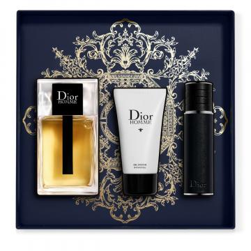 Dior Homme Geschenkset - 100 ml Eau de Toilette, Douchegel & Travel Spray