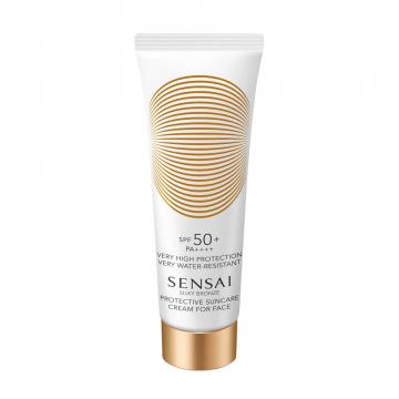 Sensai Silky Bronze Protective Suncare Cream for Face SPF50+ 50 ml