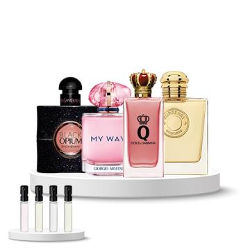 Discovery Box (Ysl Black Opium edp + Armani My Way Nectar + D&G Q Intense + Burberry Goddess edP)