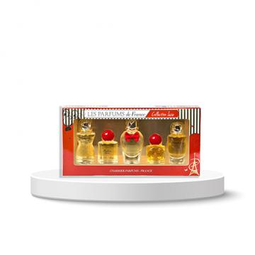Les Parfums de France Collection Luxe Eau de Parfum Miniatuur Set van 5 stuks