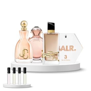 Discovery Box (Balr 3 Eau de Parfum, Jimmy Choo I Want Choo Eau de Parfum, Rabanne Fame Parfum, Ysl Libe Florale Eau de Parfum)