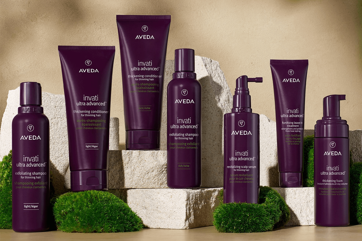 Aveda Invati Advanced pour des cheveux plus épais et plus denses.